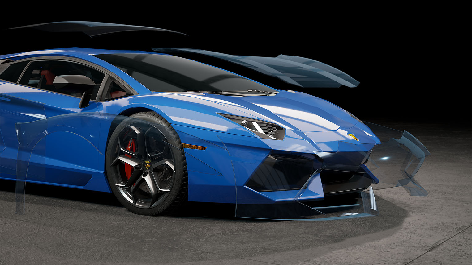 Lamborghini med PPF och stenskottsskydd i Örebro
